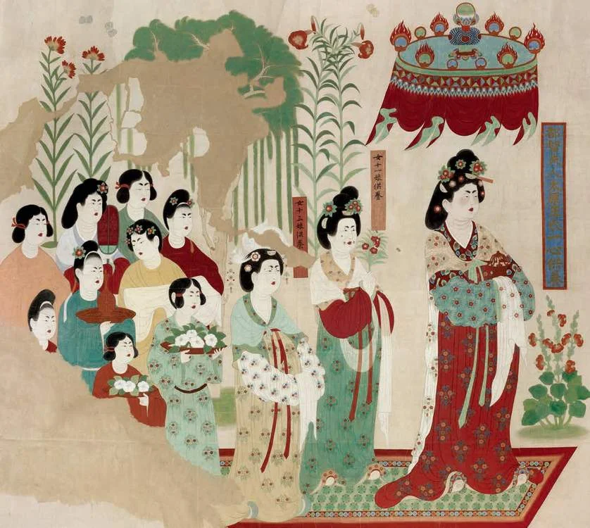 都督夫人禮佛圖